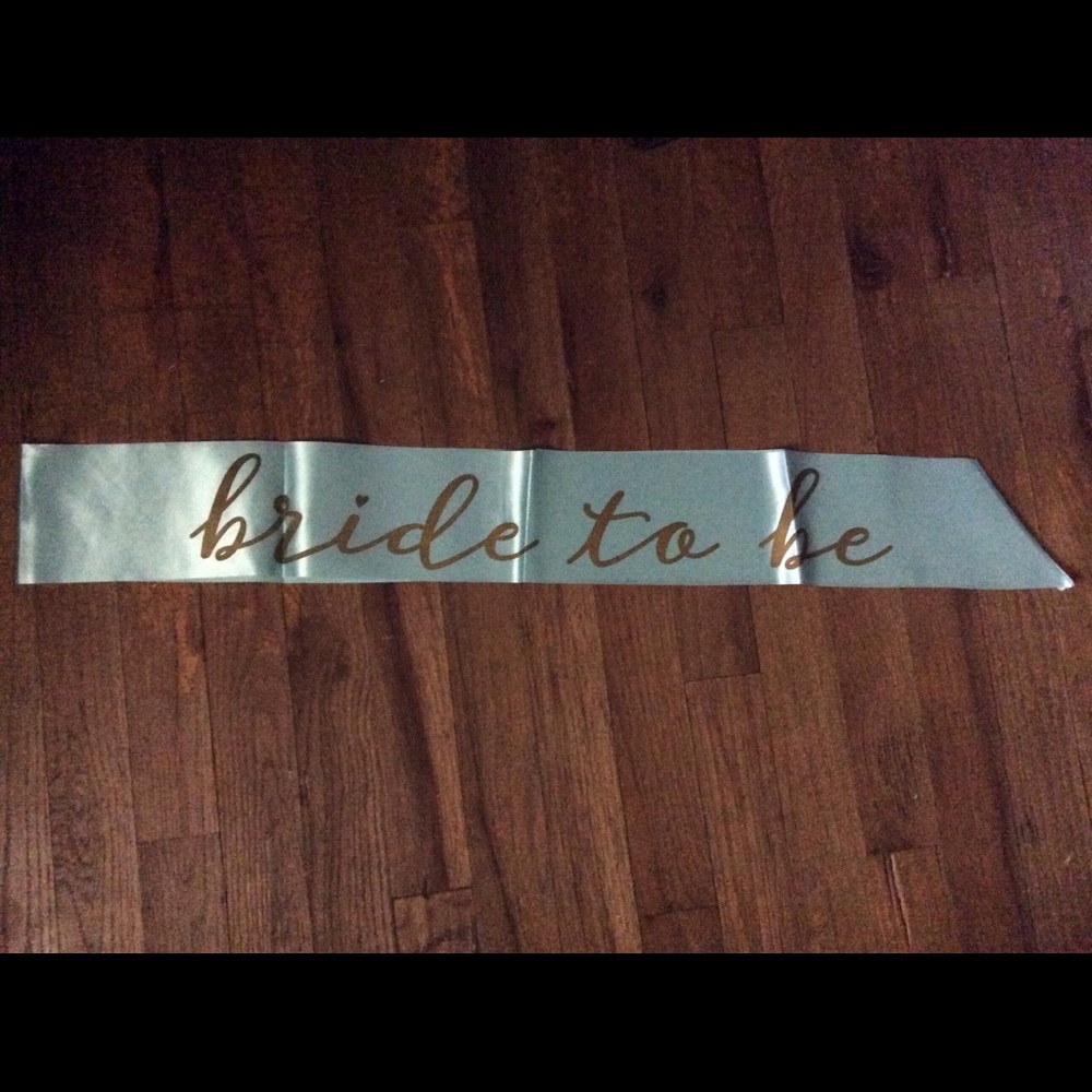 Bride to Be sash!! Wedding bachelorette wear!